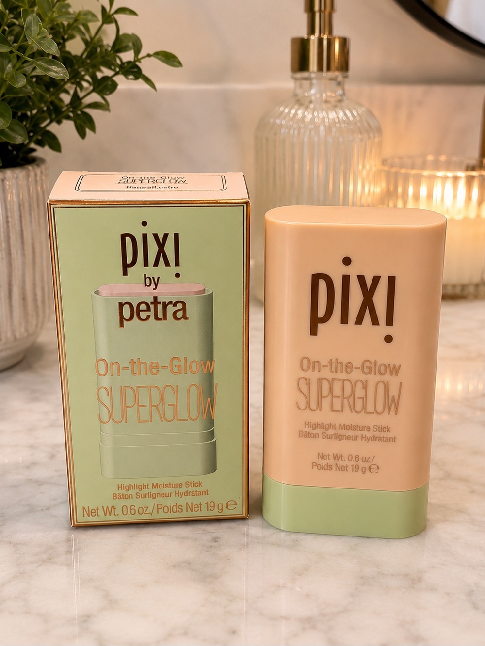 NEW Pixi On-the-Glow SuperGlow Highlight Stick NaturalLustre 0.6 oz